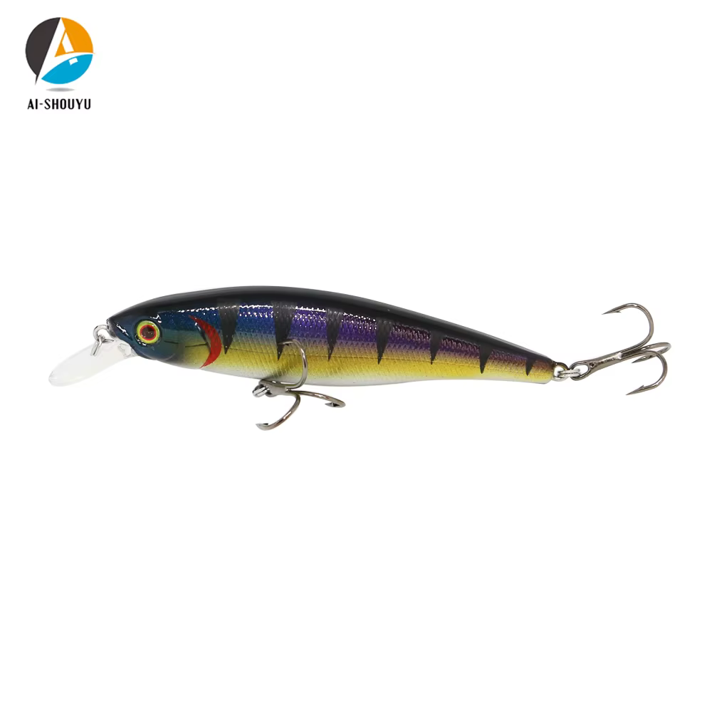 AI-SHOUYU Minnow señuelo crankbait hundible para spinning - imagen 3