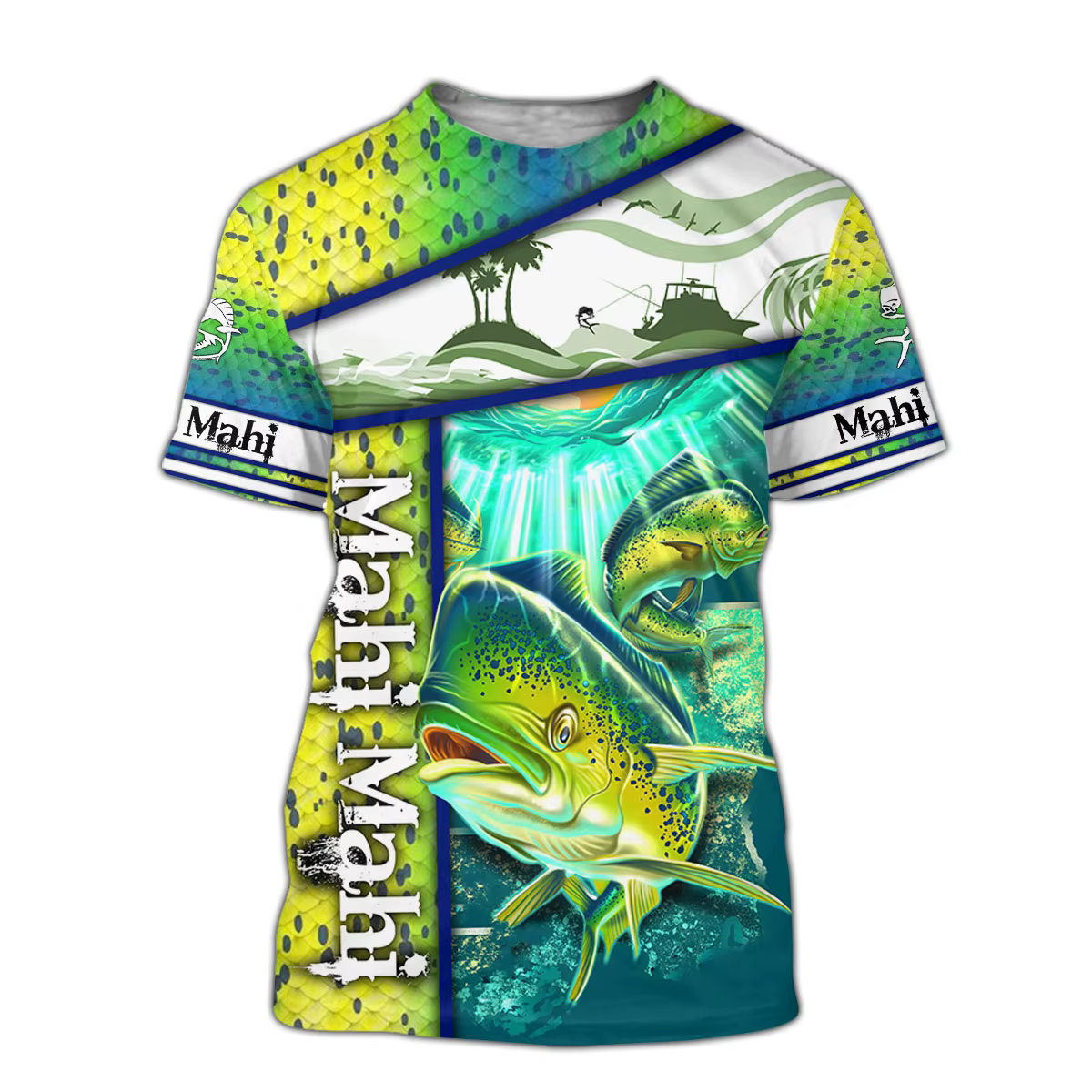 Camiseta de pesca estampado 3D hombre Marlin - imagen 2