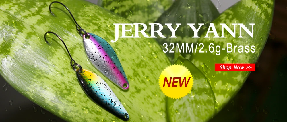 Señuelo Jerry ShengYu micro cuchara metálica con acabado UV