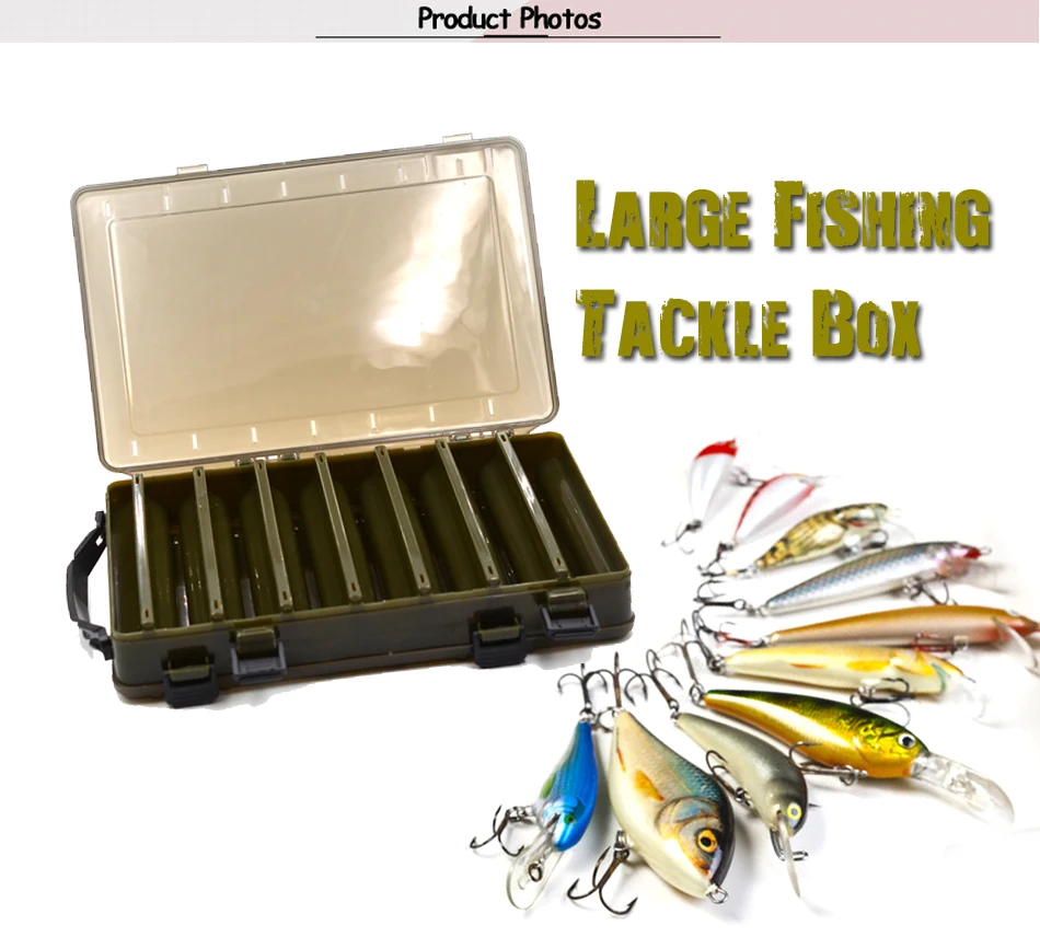 Vista frontal de la caja de pesca MNFT