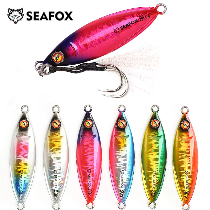 Señuelos Jig Metal SF01 – Pesas 30-80g para pesca