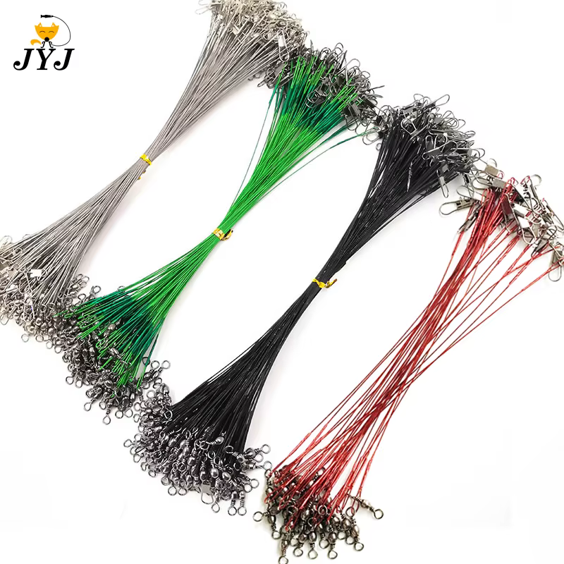 JYJ Sedal Acero Antimordedura trenzado 7x7 saltwater