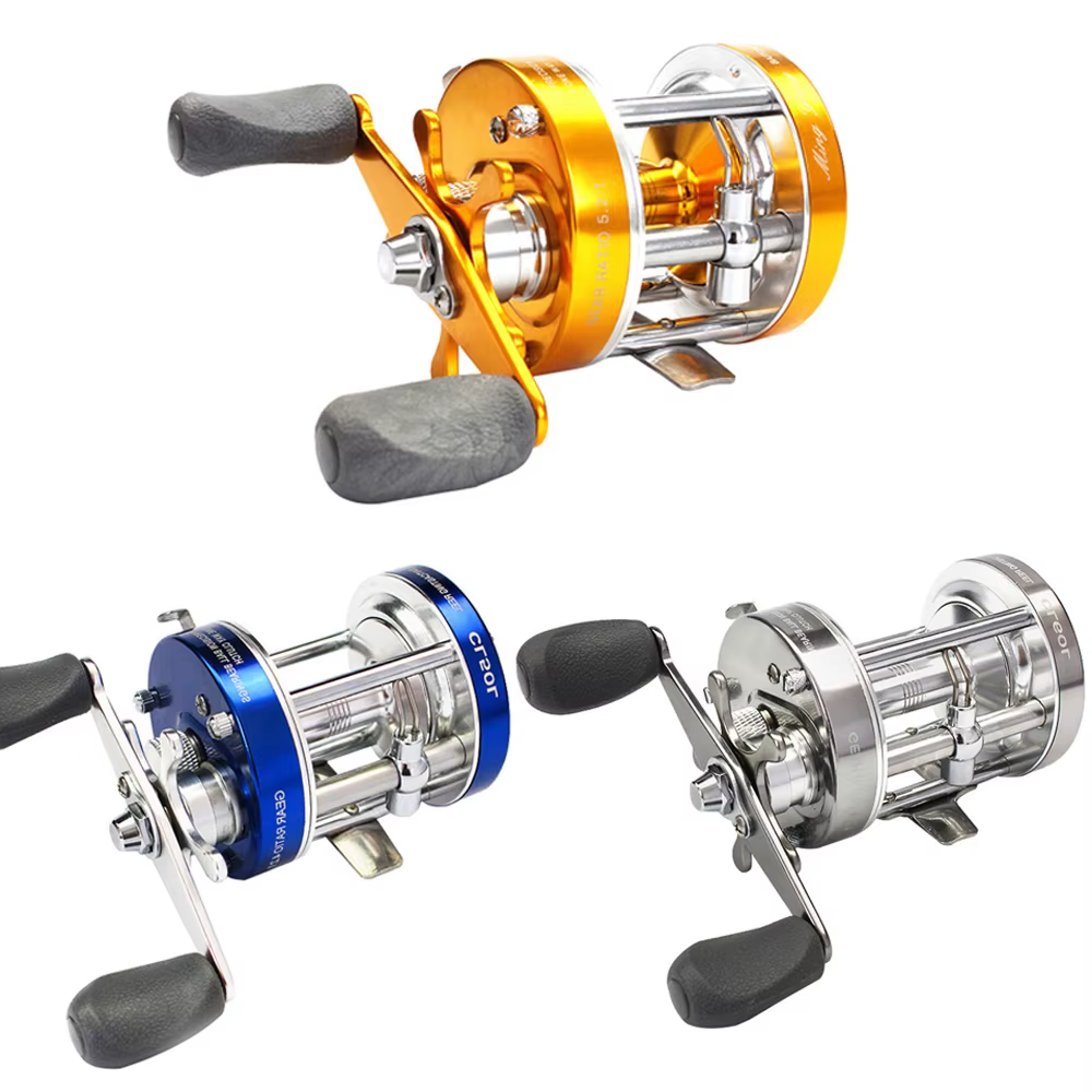 Carrete baitcasting totalmente metálico para agua salada, reforzado - imagen 4