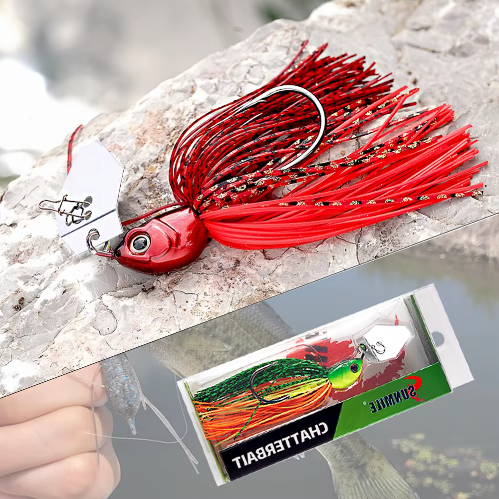 Chatterbait Sunmile Mustad para bass y lucio - imagen 3