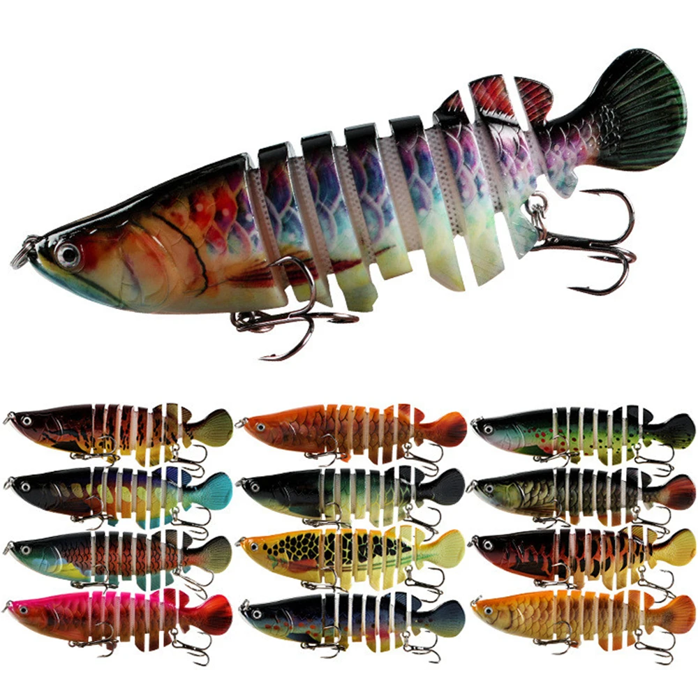 Señuelo multisección 11cm 18.6g Swimbait para lucio y carpa - imagen 2