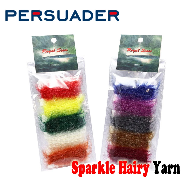 Ninfa doblaje peludo gusano de arena brillante para moscas - imagen 5