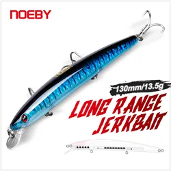 NOEBY Señuelo Minnow Flotante Jerkbait para Lubina