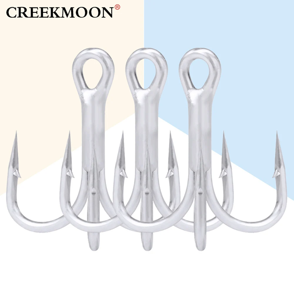Anzuelos Treble Carbono 4X Mate para Agua Salada