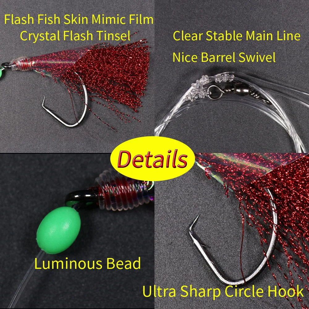 Anzuelos circulares ICERIO con swivel – Pesca en agua salada - imagen 4
