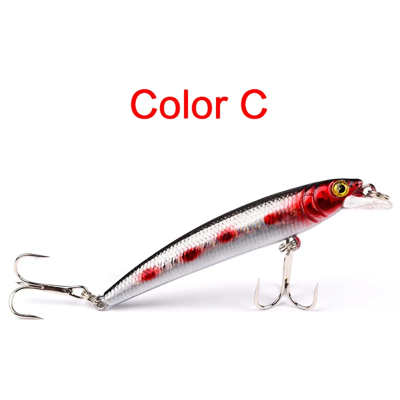 Señuelos Crankbait con ojos 3D flotantes y láser para pececillos - imagen 3