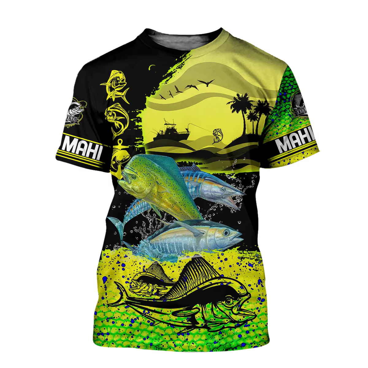 Camiseta de pesca estampado 3D hombre Marlin - imagen 5