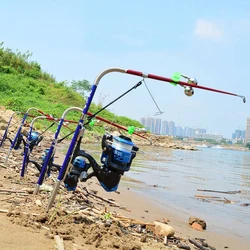 Caña telescópica automática con carrete de acero inoxidable mar y río