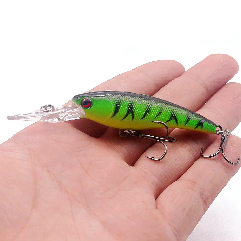 Wobbler flotante 9cm para lubina – Crankbait arrastre 7,5g - imagen 2