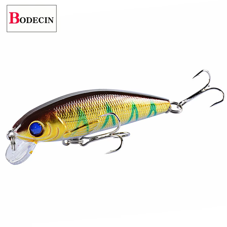 Señuelo Crankbait láser Minnow flotante con ojos 3D para lucio - imagen 4