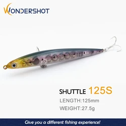 Wondershot D11 Shuttle 125S - Cebo lápiz sumergible para mar abierto