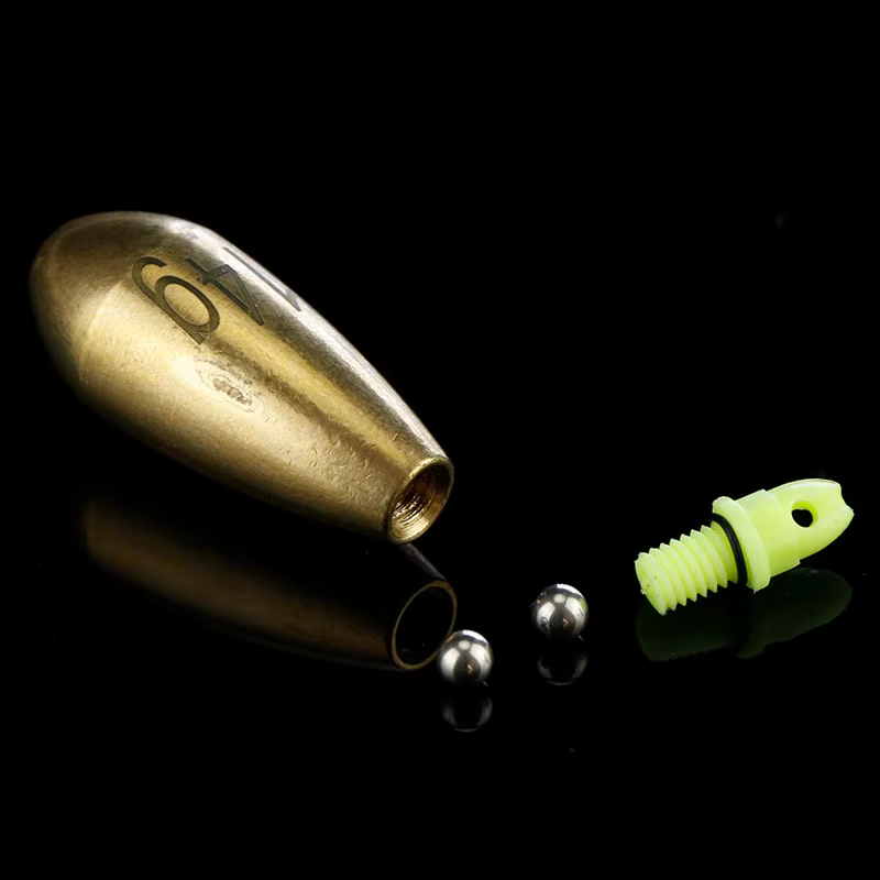 Plomo de cobre ruidoso para Texas rig 3,5-14 g pack 5 - imagen 5