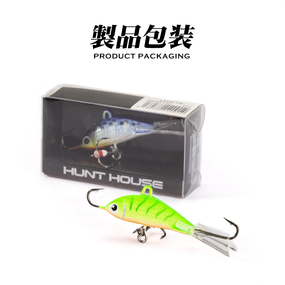 Hunthouse VIB señuelo duro de invierno para lubina y lucio pesca - imagen 4