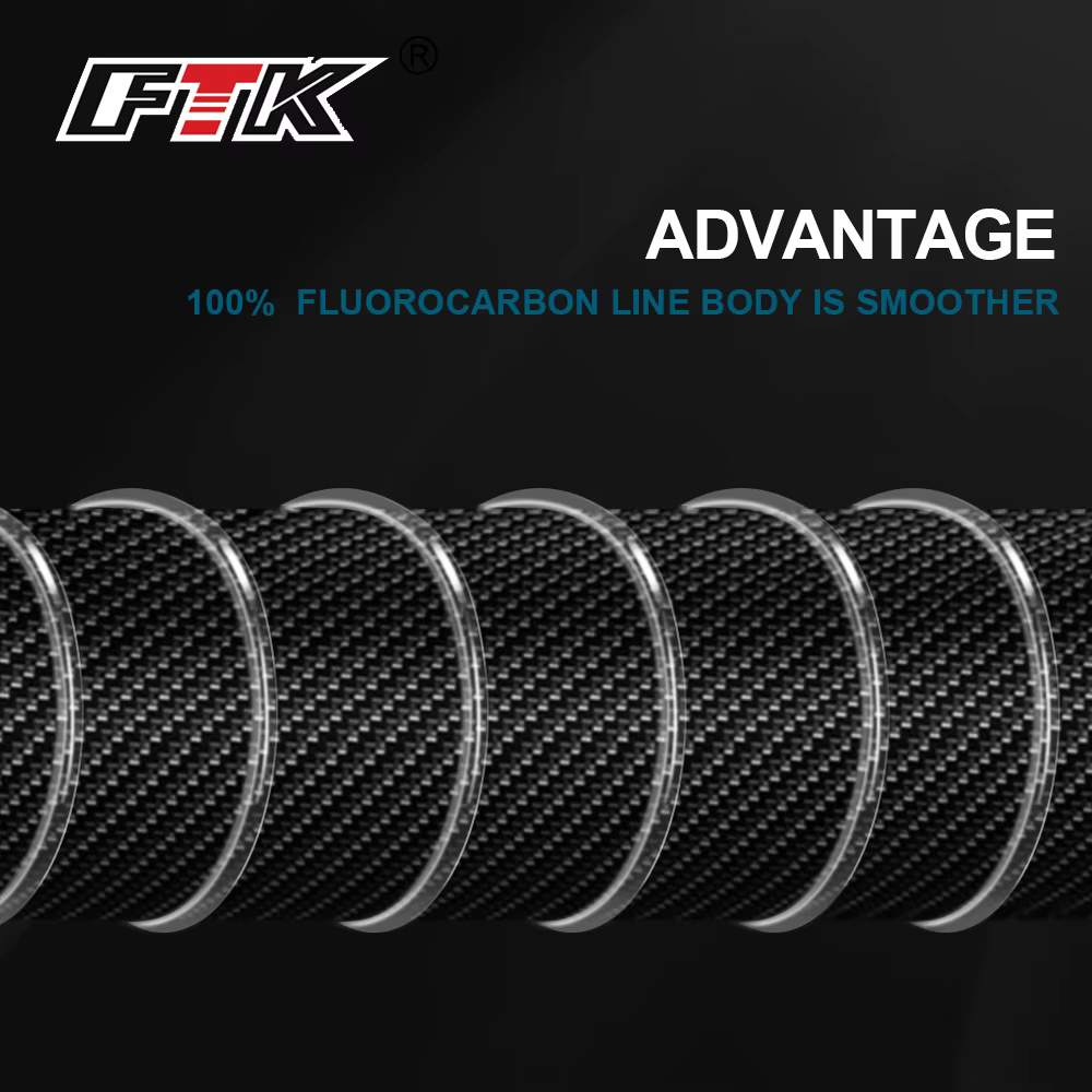 FTK Línea fluorocarbono suave y resistente para pesca deportiva - imagen 5