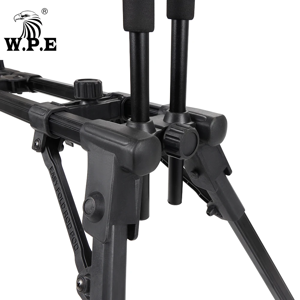 W.P.E Soporte plegable de aluminio resistente para cañas carpa - imagen 4