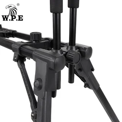 W.P.E Soporte plegable de aluminio resistente para cañas carpa