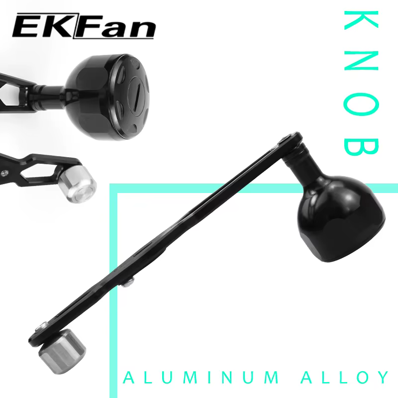 Ekfan Mango de pesca con perilla ergonómica para carrete Baitcast DAI - imagen 3