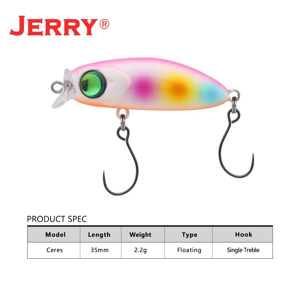 Jerkbait Flotante 35mm – Wobbler para lubina y perca - imagen 3