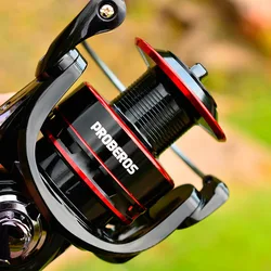 Carrete Rocker para pesca de agua salada con bobina metálica