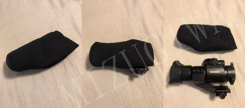 Funda protectora de neopreno para una mira de punto