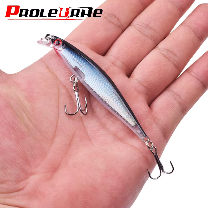 Wobbler Crankbait láser para lucio, cebo duro artificial pececillos - imagen 3