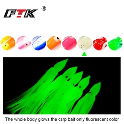 FTK Jigs Luminosos Calamar-Pulpo 9-12cm para Mar
