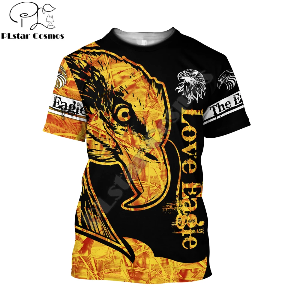 TX0196 Camiseta Pesca Águila 3D Verano Unisex - imagen 3