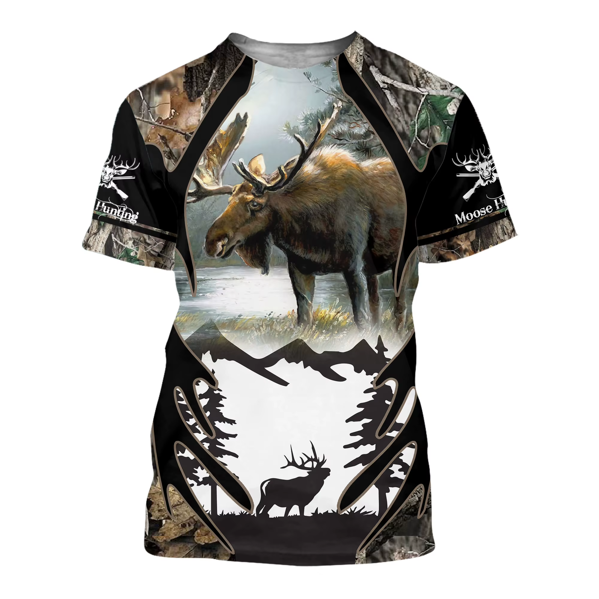 Camiseta de pesca 3D manga corta verano - imagen 5