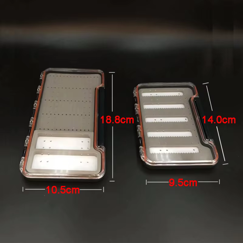 Portamoscas ABS Transparente – Resistente para pesca a mosca - imagen 3