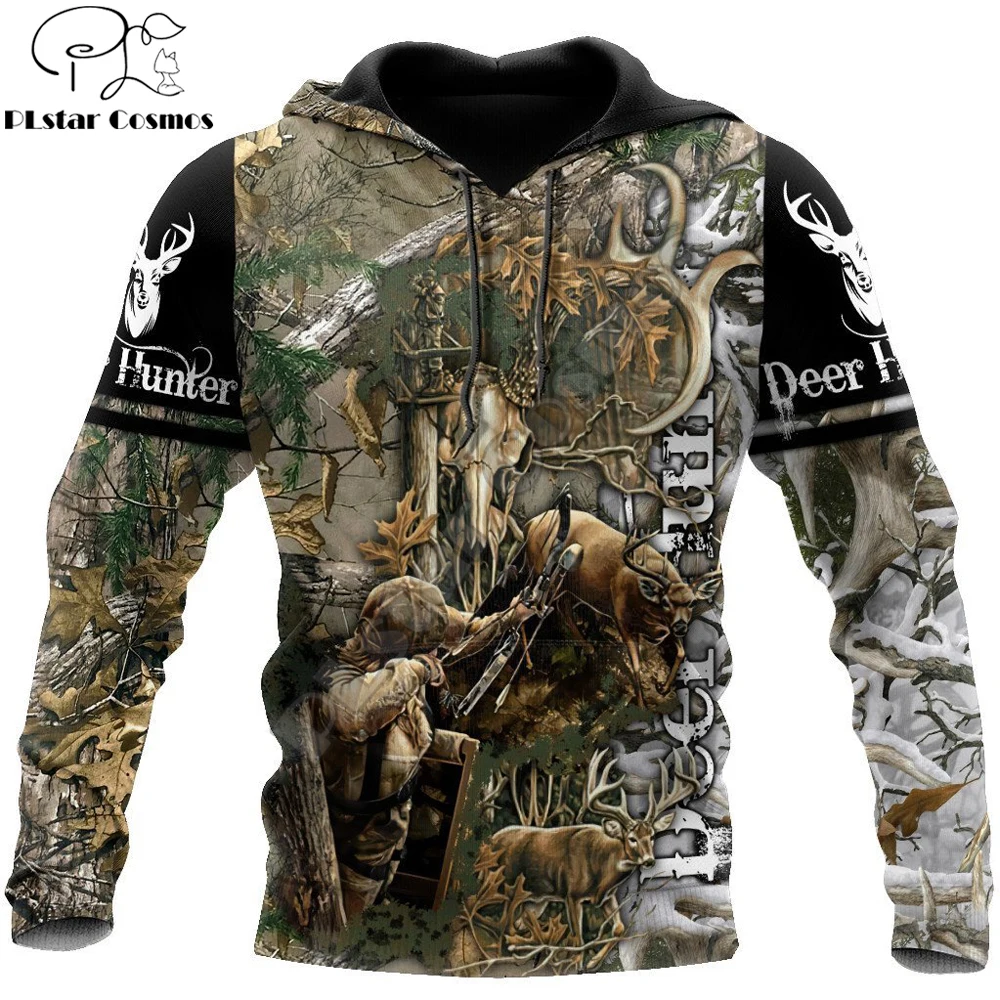 Sudadera con Capucha Camuflaje 3D KJ0231 – Cierre Completo - imagen 4