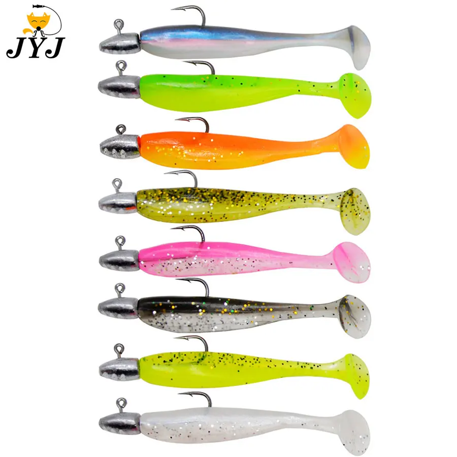 Cebo de pesca Ttail 5 cm con anzuelo jig head 2 g - imagen 5