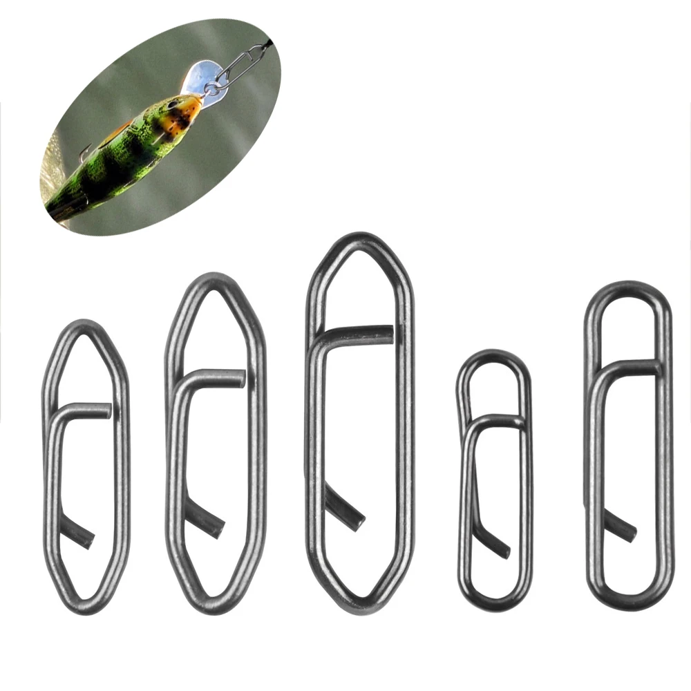 Clips de pesca velocidad acero inoxidable