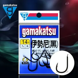 Gamakatsu Ganchos Japoneses Púas Negras – Anzuelos para Carpa