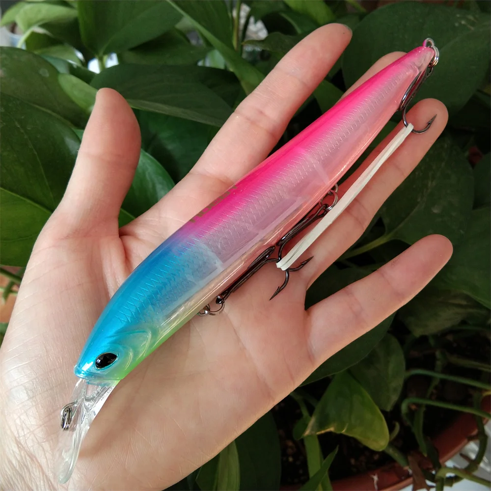 Perfil y tamaño del señuelo tipo minnow