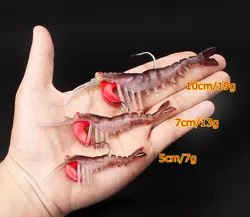 Cebo gamba agua salada con ojos luminosity - 12g y 18g