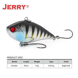 Jerry Shudder Señuelo VIB Vibrante UV – Anzuelo Único
