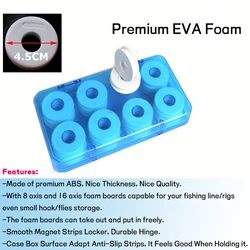 Caja de aparejos pesca ABS con tablero EVA suave – HeDeNe