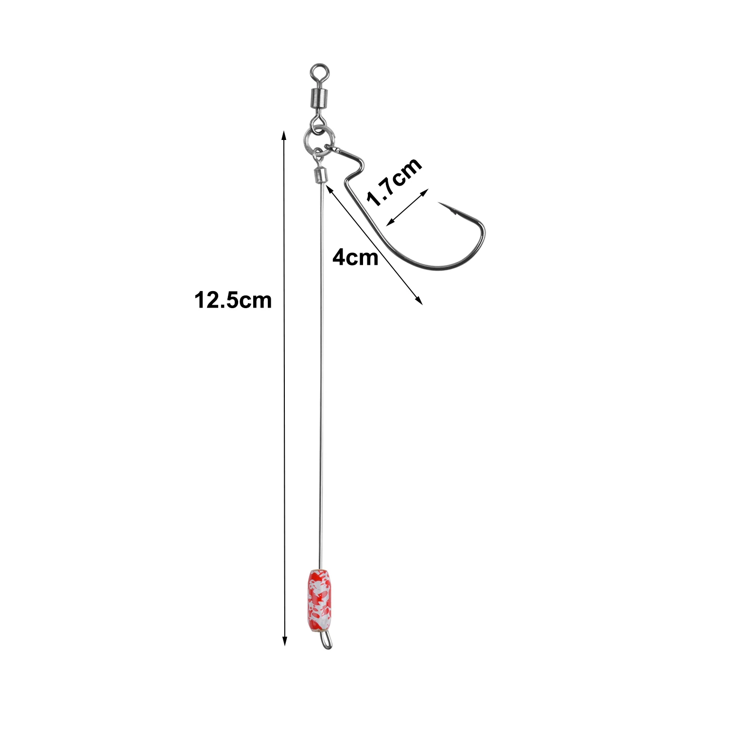 Spinnerbait acero inoxidable Drop Shot – Kit montaje - imagen 4