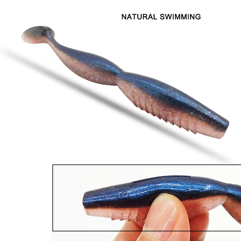 ESFISHING Spiner Shad Vinilos para jigging de lucio y lubina - imagen 2