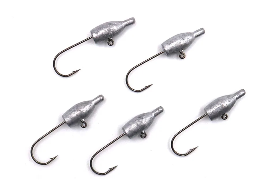 Vista frontal del anzuelo Jig