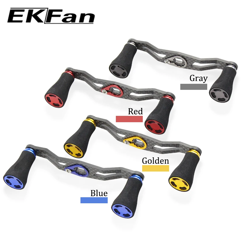 Mango de carbono Ekfan 105 mm para carretes de pesca