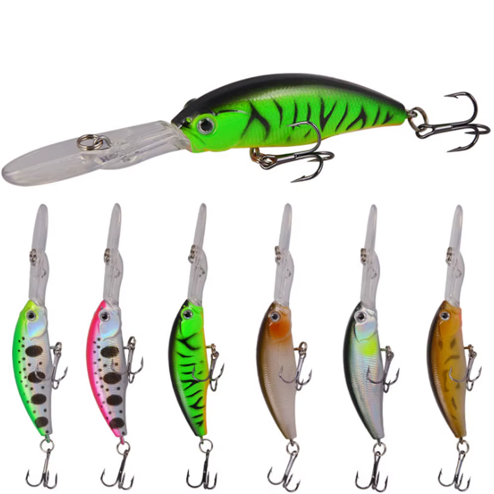 Crankbait flotante duro para lubina y lucio - imagen 5