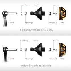 Pomo recambio Gomexus 32mm – Carrete Shimano Stradic FI Certate