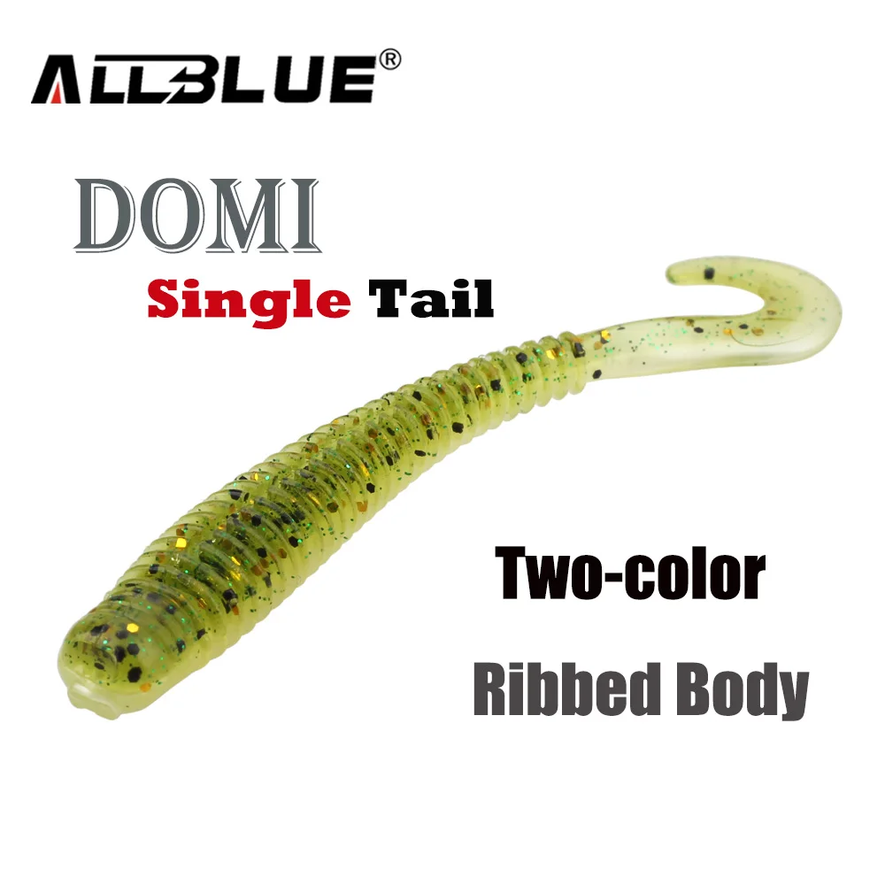 Senuelo blando DOMI ALLBLUE 80mm 2g – Lubina y bass - imagen 4