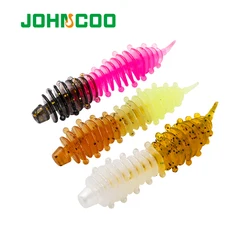 JOHNCOO Swimbait Vinilo Silicona – Cebo para perca