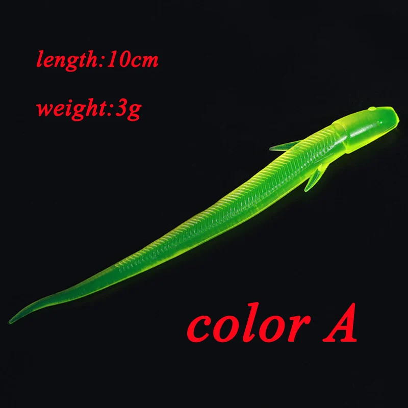 Señuelo blando para carpa Loach Jighead Swimbait